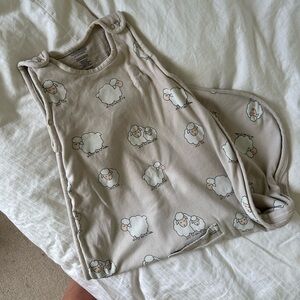 WOOLINO sleep sack baby 2-24 months beige sheep 4 season merino wool